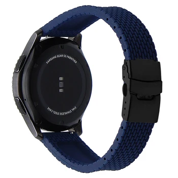 22mm Eliberare Rapidă Silicon Cauciuc Watchband pentru Samsung Gear S3 Clasic de Frontieră Gear 2 Neo Live Smart Watch Band Încheietura Curea