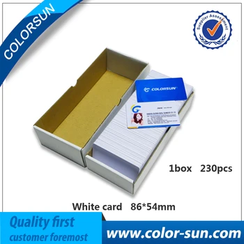 230PCS/Lot Printabil Blank Inkjet PVC Cărți de IDENTITATE Pentru Canon pentru Imprimanta Epson P50 A50, T50 T60 R390 L800 rezistent la apa