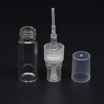 3 ML 100 buc Mini Parfum Sticla Sticla Sticla cu Pulverizator Sticle de Cosmetice Container&Sticlă Spray Atomizoare Clar de Sticla de Parfum