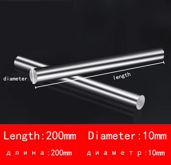 304 din oțel Inoxidabil tijă de diametru 10mm, lungime 200mm