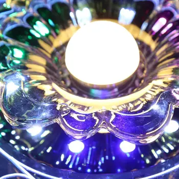 3W LED Lotus de Cristal Lumina Plafon Culoare Lampă Principală de Lumină Caldă Auxiliare de Lumină Colorate Iluminat Interior Perfect