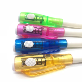 4buc/Lot UV Set de Pix cu Cerneala Invizibila Marker Pen Incolor Penna Lumina UV Marker Fluorescent Destacadores