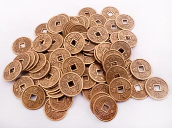 50pcs Chinezesc I Ching Monede Feng Shui monede din china cu dragoni monede mulțime Y1087