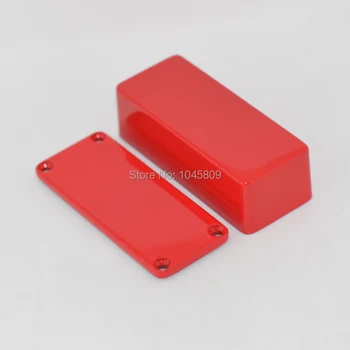 5PCS/Lot 1590A enclosureI Aluminiu Stil pedala de box de Culoare Roșie pentru Efect Chitara Pedala de Transport Gratuit