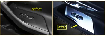6 Buc ! Pentru Nissan Teana / Altima 2011 - 2017 ABS Usi Cromate Cotiera Geam Ridicați Butonul de Comutare + Mâner Capac Castron Kit de Echipare