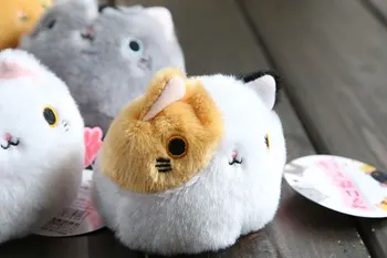 6 buc/set peluche jucării de pluș drăguț desene animate Pisica Sushi / Kutusita Nyanko cat cosplay mini păpuși de pluș transport gratuit