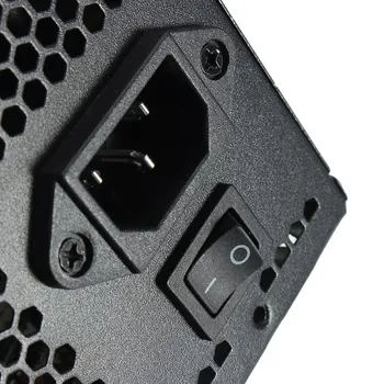 600W PC-ul SURSEI de Alimentare Negru Jocuri Quiet 120mm Fan 20/24pin ATX 12V Nou de Alimentare calculator Pentru BTC