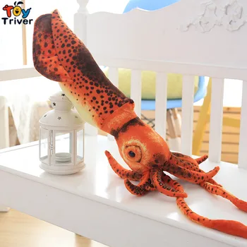 60cm Simulare de Pluș Squid Octopus Jucărie Creativă Umplute Norocos Pește Ocean Animal Papusa Copii Cadou de Ziua de nastere Acasa Magazin Decor Triver