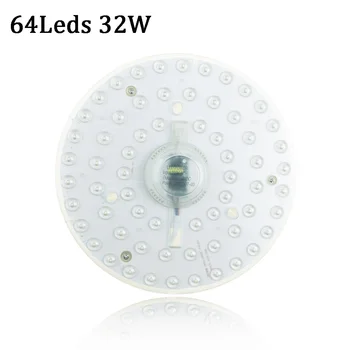 64Leds 32W LED lumina plafon modul DIY Lămpi Led SMD2835 AC220V iluminat interior Acasă de instalare cu magnet TW
