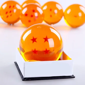 7CM Japonia Anime Dragon Ball Z Stele glob de Cristal de Dimensiuni Mari Resina Rășină Figura Maquetas de Colectare Cadouri Pachetul de vânzare cu Amănuntul WX033
