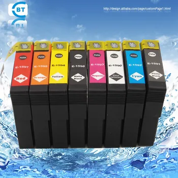8PCS Compatibil epson 159 cartuș de cerneală T1590 pentru imprimantei R2000