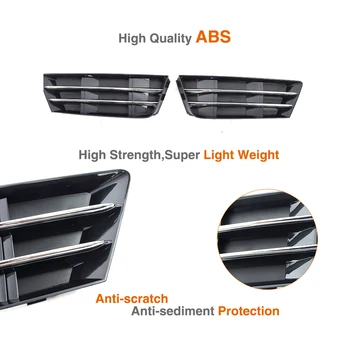ABS, lumini de ceață față hote mesh grill huse pentru Audi A4 B9 Tip 8W standard bara de protecție numai în 2017