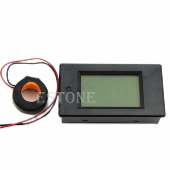 AC 100A LCD Digital Volt, Watt Metru de Putere Iluminare din spate Albastru Panoul de Ampermetru Voltmetru 110V 220V