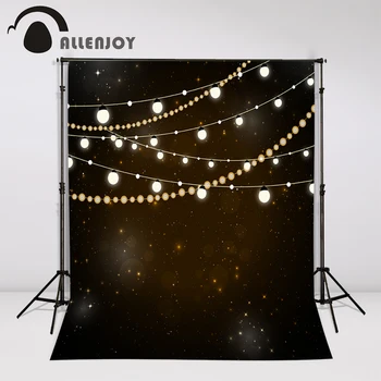 Allenjoy fotografie de fundal becul strălucitoare stele gol frumos negru medii Noi pentru sedinte foto
