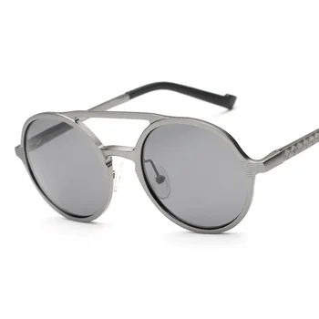 Aluminiu Magneziu Lumină Polarizată ochelari de Soare Ochelari rotunzi Conduce O Masina ochelari de Soare cu Mașina Oglindă oculos gafas de sol