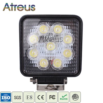 Atreus 4Inch 27W Piața Auto LED-uri lampa de Lucru 12V Loc de DRL Lampa Pentru 4x4 Offroad ATV-uri Camioane Tractor tracțiune integrală 4WD proiectoare Ceata accesorii auto
