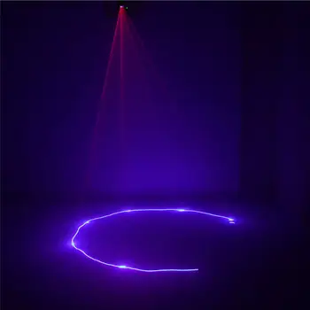 AUCD Mini Portabil de la Distanță IR 8 CH DMX Violet 150mW Scaner cu Laser Stage Lighting PRO DJ Party Show LED Proiector Lumini DM-V150