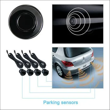 Auto Parktronic LED-uri Auto Senzor de Parcare cu 4 Senzori Inversă Backup Parcare Monitor Radar Detector Sistem cu Display LCD