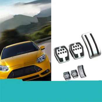 Auto-styling din oțel Inoxidabil, Mașină de gaze de frână clutchPedal Tampoane CAZ Acoperire pentru Ford Focus 2 focus 3 KUGA 2005-2017 ,accesorii auto