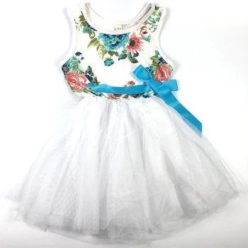 Baby Girl Rochii Casual Copii Rochie de Flori pentru Fete Printesa Rochie de Petrecere Bomboane de Culoare Costume Copii, Haine