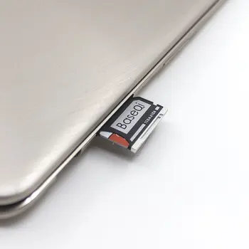 BASEQI Aluminiu MiniDrive Card Micro SD Adapter Cititor de Carduri de Memorie Pentru Asus ZenBook Flip ux360CA 610A