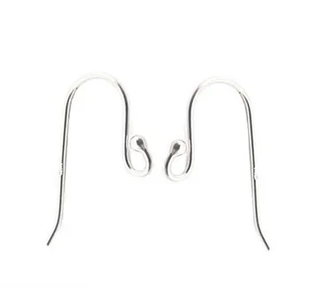 Beadsnice en-Gros de Argint 925 Cercei Cârlige de sârmă urechea la modă de 0,4 mm dur stil nou ID25781