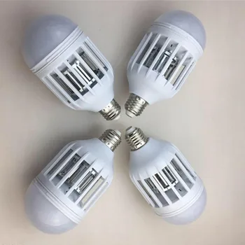 Bec LED E27 de Țânțari Electronice Criminal Lumina de Noapte Lampa de Insecte Muste Respingător Casa Accesorii Iluminat Albastru 220V