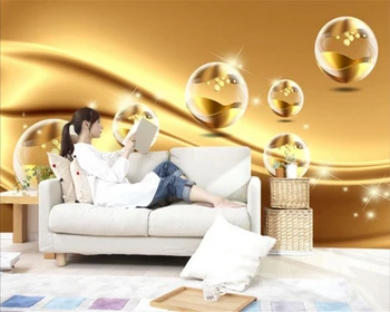Beibehang 3D de înaltă calitate tapet modern pe linia de aur mingea decor de înaltă calitate pictură murală papel de parede fotografie 3d tapet