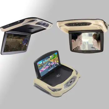 BigBigRoad Pentru Dodge Nitro Calibru Mașină de Acoperiș Montate în mașină LED Ecran Digital cu HDMI, USB, FM, TV Joc de la Distanță IR Flip Jos DVD
