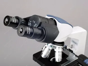 Binocular Microscop Compus--AmScope Consumabile 40X-2500X LED Digital Binocular Microscop Compus w Scena 3D + 5MP aparat de Fotografiat USB