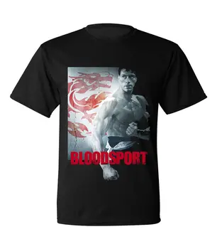 Bloodsport Poster de Film Jean Claude Van Damme Ver 2 tricouri Marimea S La 4Xl