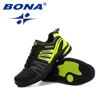 BONA New Sosire Clasice în Stil Bărbați adidași de Dantelă-Up Barbati Pantofi sport în aer liber, Jogging Pantofi Adidași Confortabil Pantofi