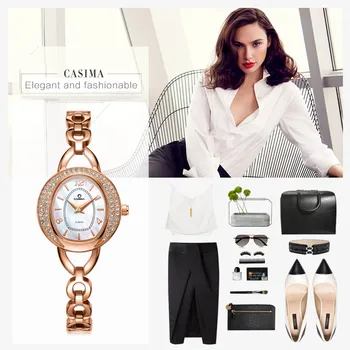Brand de lux ceasuri de femei de Moda, frumusete cuarț ceas relogio feminino rezistent la apa 50m CASIMA#2616