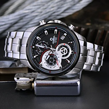 Brand de lux Sport Barbati ceas quartz cronometru casual farmec relogio masculino Luminoase rezistent la apa 100m CASIMA #8303