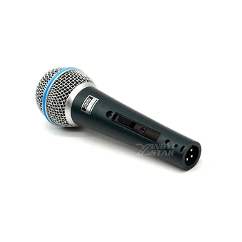 BT58A Profesionale Comutator Vocal Dinamic cu Fir Microfon Stativ de Metal Desktop Suport Trepied Pentru BETA BT 58A Karaoke Microfone