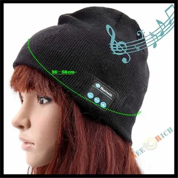 Băiat și Fată&Om&Femei fără Fir Bluetooth 3.0 Beanie Pălărie de Iarnă Tricotate Căști hands-free Mp3 Microfonul Magic de Muzică Inteligent Capac+Cutie Cadou