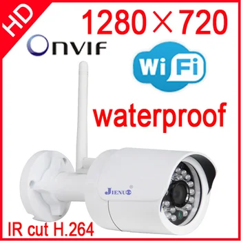 Camera ip wireless 720p wifi sistem de securitate în aer liber rezistent la apa rezistent la intemperii captura video supraveghere hd onvif cctv cu Infrarosu