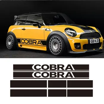 Capota Capota Portbagaj Partea din Spate Fusta Dungi de Curse Decal Autocolante Pentru Mini Cooper Cobra Seria R 2Door R50 R52 R53 R56 R57 58