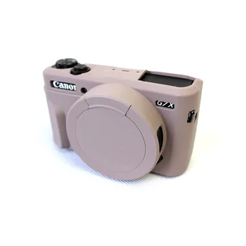 Cauciuc siliconic Camera de Caz Capacul Sac Pentru Canon Powershot G7X Mark 2 G7X MarkII G7X II G7X2 G7XII Camera