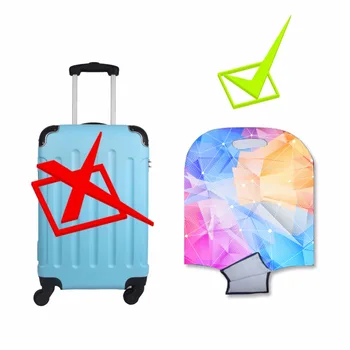 Caz acoperire Gros Elastic de Bagaje, Huse de Protectie, Costum cu Fermoar Pentru 18-30 inch Portbagaj Caz Saci de Călătorie acoperă pentru valiza