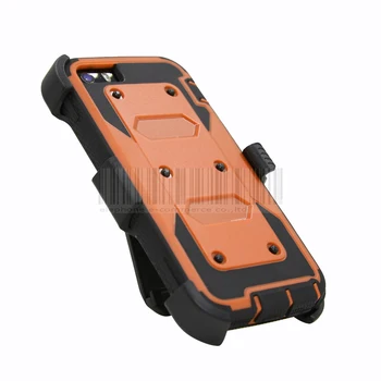 Caz de telefon Pentru Apple iPhone 5/5s/SE Robust Armura Hibrid Impact rezistent la Șocuri de Protecție Caz Acoperire+Toc Cu Clip Curea
