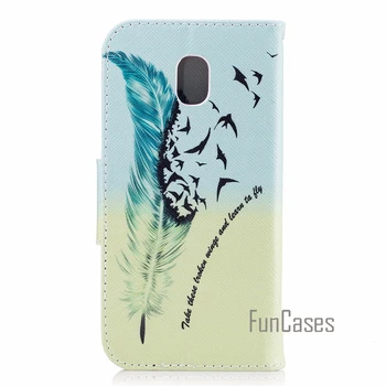 Caz pentru coque Samsung Galaxy J730 J7 2017 Caz de fundas Samsung J7 2017 UE Eurasiatice Versiune Caz Acoperire 5.5 inch + Suport Card