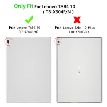 Caz Pentru Lenovo TAB4 Tab 4 10 TB-X304L TB-X304F TB-X304N 10.1
