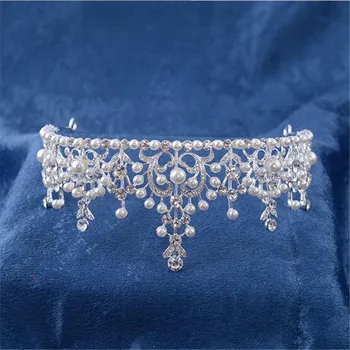 CC coroane, diademe, bentițe mirese epocă perla de nunta accesorii de par pentru femei mireasa logodna cubic zircon bijuterii HG743