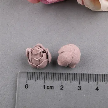 Cele mai noi 40PCS 3D Rose Floare de Păr Bijuterii DIY Decor de Artizanat lucrate Manual Florale de Îmbrăcăminte Clipuri Pantofi Bentita Plasture Autocolant Buton