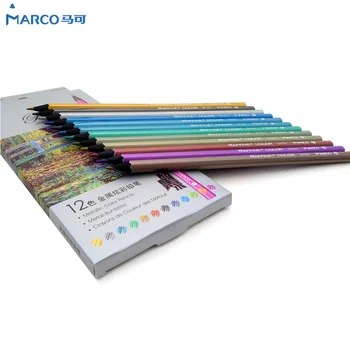 CHENYU. 12 din Lemn Marco Metal de Culoare Lapis de cor Profissional Creioane Pentru Școala de Papetarie Creioane colorate Pentru Desen Birou