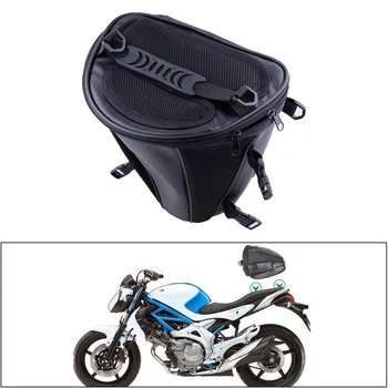 CITALL Negru rezistent la apa Microfibra cu Coada Sac de Spate Transporta Bagaje de Mână Umăr Desagii pentru Motociclete Dirt Bike Dual Sport