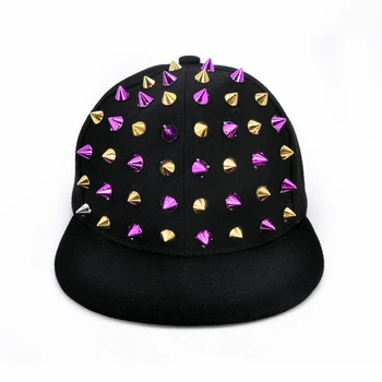 Copilul de Vară casualHats Hip Hop Capace plate de top Snapback pălării pentru Femei cu fermoar nit Armata Pălării Gorras călătorie Umbrire