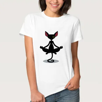 CR Obraznic Pisica Neagra 3D tricou Marimea XS~4XL Femei Tricou Minunat de Bună Calitate, Confortabil Tricouri Marca Moale Topuri