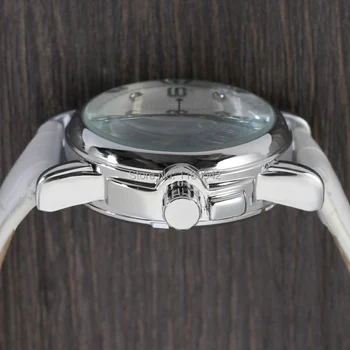 Câștigătorul Femei Viziona cele mai Noi Ceasuri cu Design de Top Lady Calitate Fabrică de ceasuri Magazin de Moda Ceas de mână de Culoare Albă WRL8011M3S10
